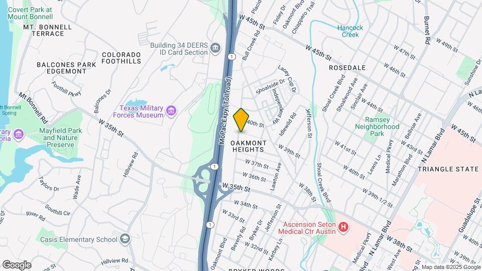 1921 W 39th St Map and Location Details