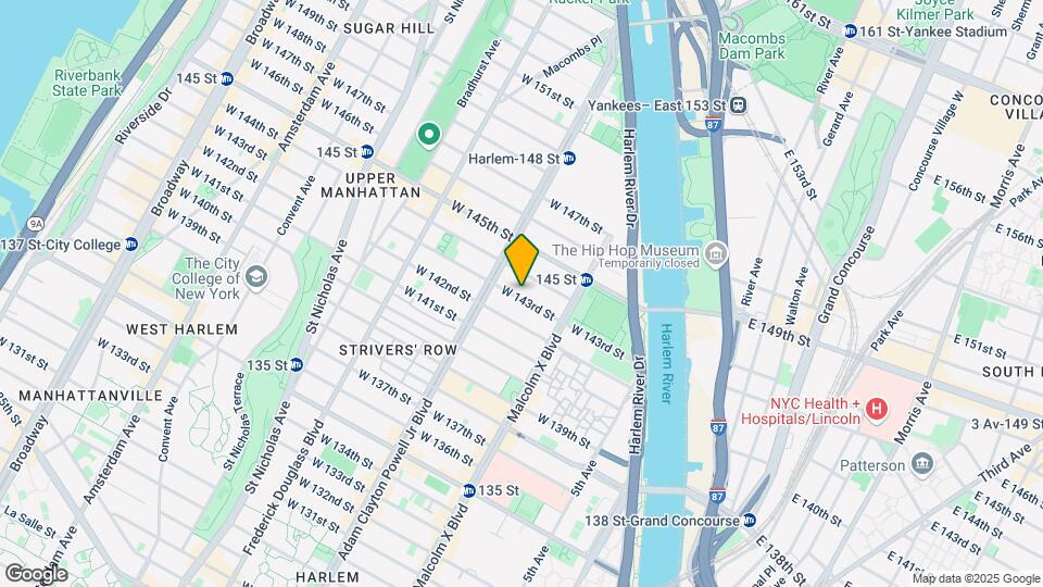 147 W 143rd St Map and Location Details