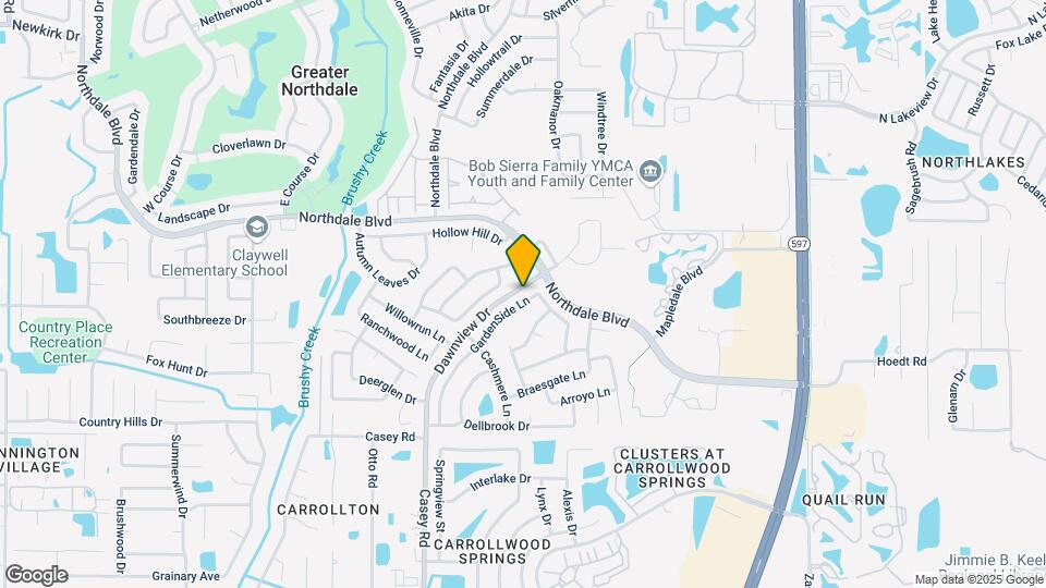 15722 GardenSide Ln Map and Location Details