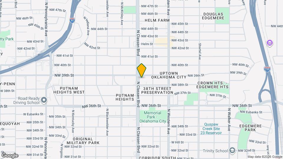 3920 N Classen Blvd Map and Location Details