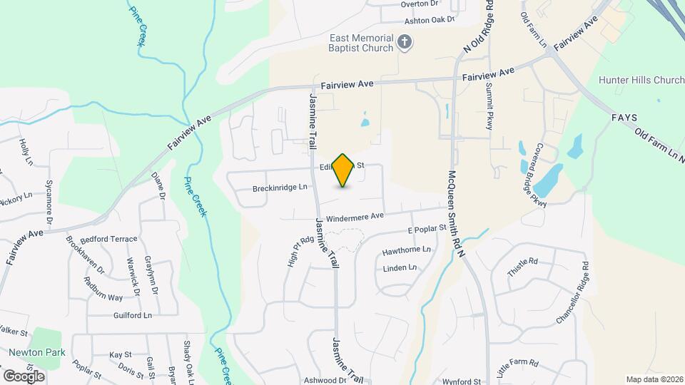 109 Virginia Reed Ct Map and Location Details