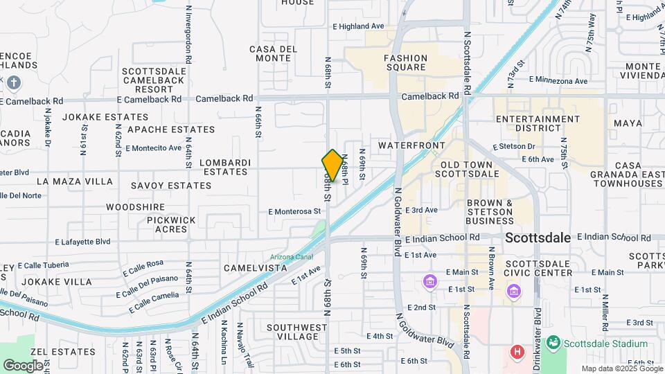 4227 N 68th St Map and Location Details