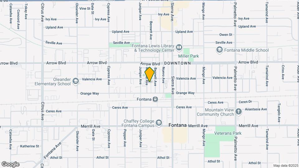 8633 Rosena Ave Map and Location Details