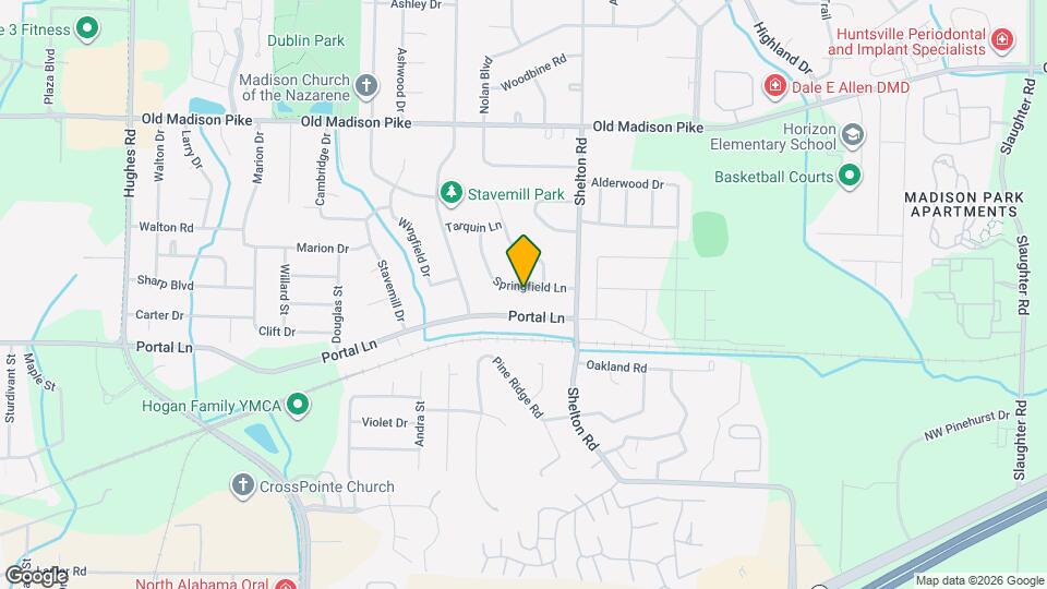 120 Springfield Ln Map and Location Details