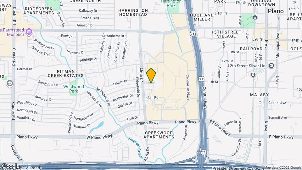 809 Meadowcrest Dr Map and Location Details