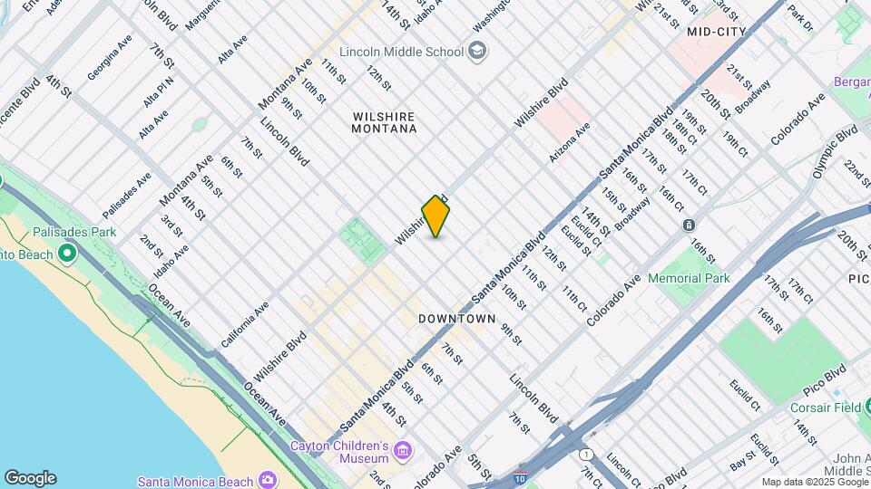 1231 9th St, Unit 2 Map and Location Details