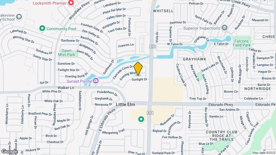2769 Sunlight Dr Map and Location Details