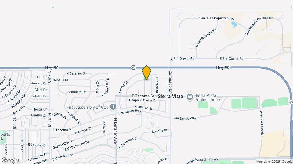 1181 Barnes Dr Map and Location Details