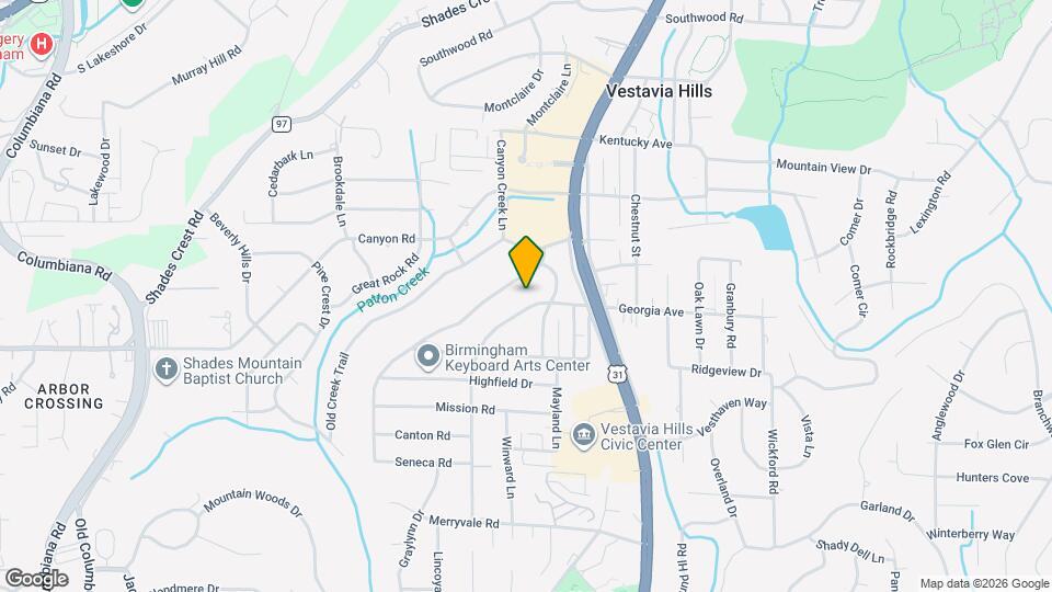 1932 Post Oak Rd Map and Location Details