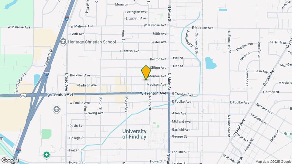 214 Madison Ave Map and Location Details