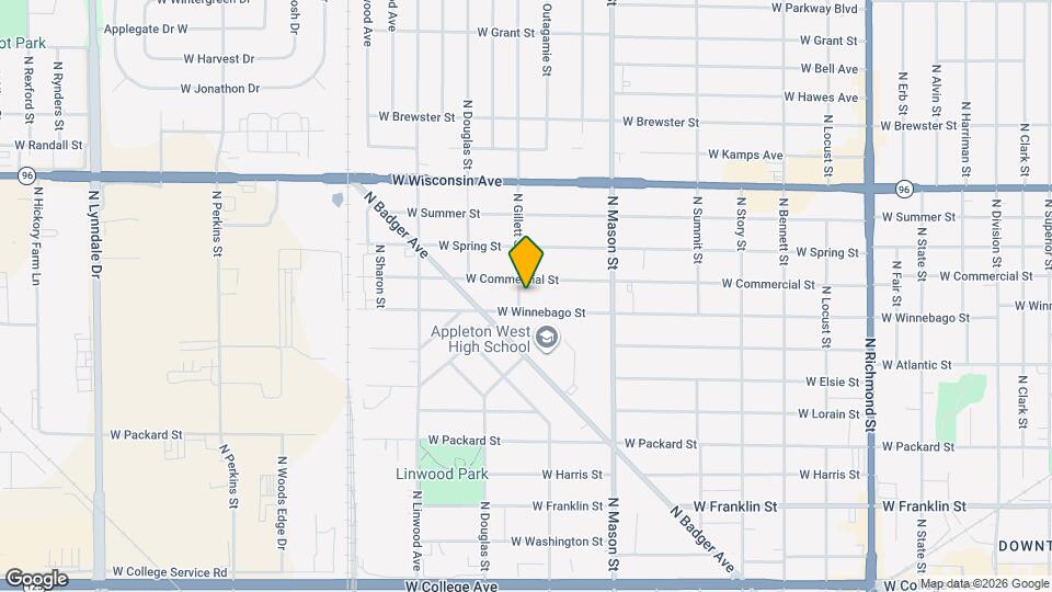 904 N Gillett St Map and Location Details