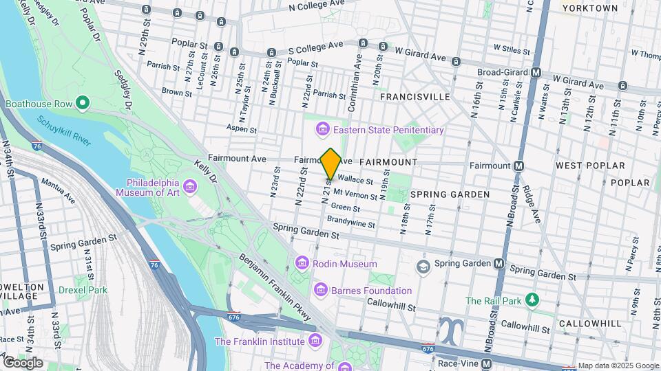 2043 Mount Vernon St Map and Location Details