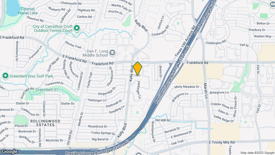 3104 Harbinger Ln Map and Location Details