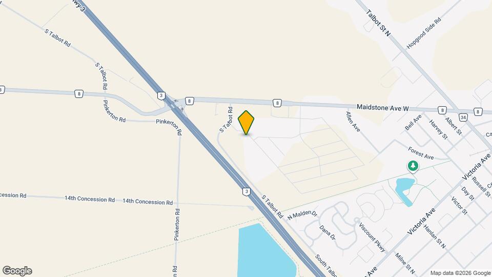 107 Reed St Map and Location Details