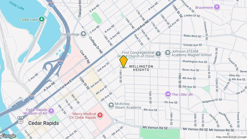 1409 Bever Ave SE Map and Location Details