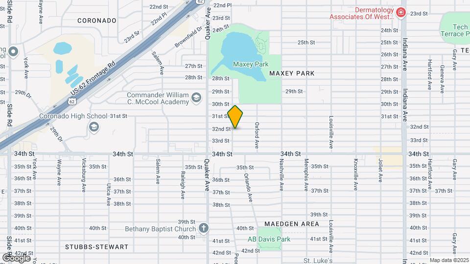 4119 32nd St Map and Location Details