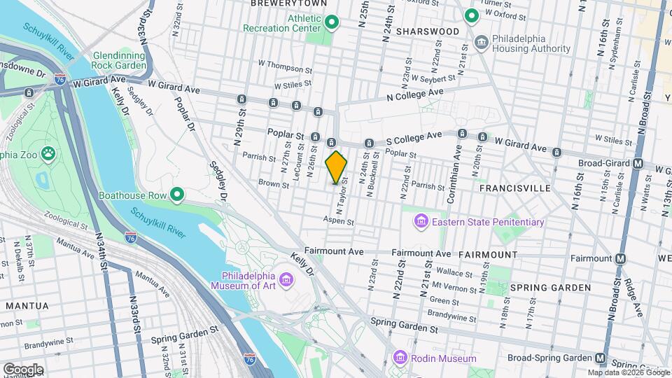 2441 Brown St Map and Location Details