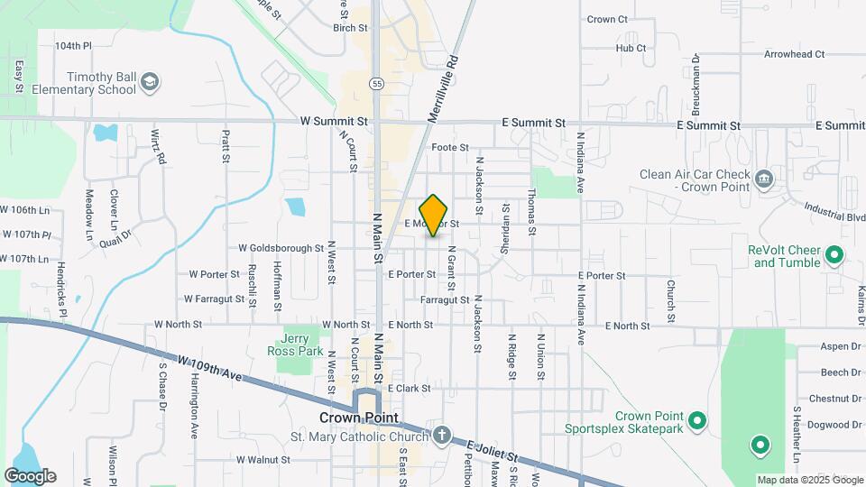 302 E Goldsborough St Map and Location Details