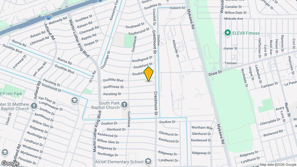 5955 Southseas St Map and Location Details