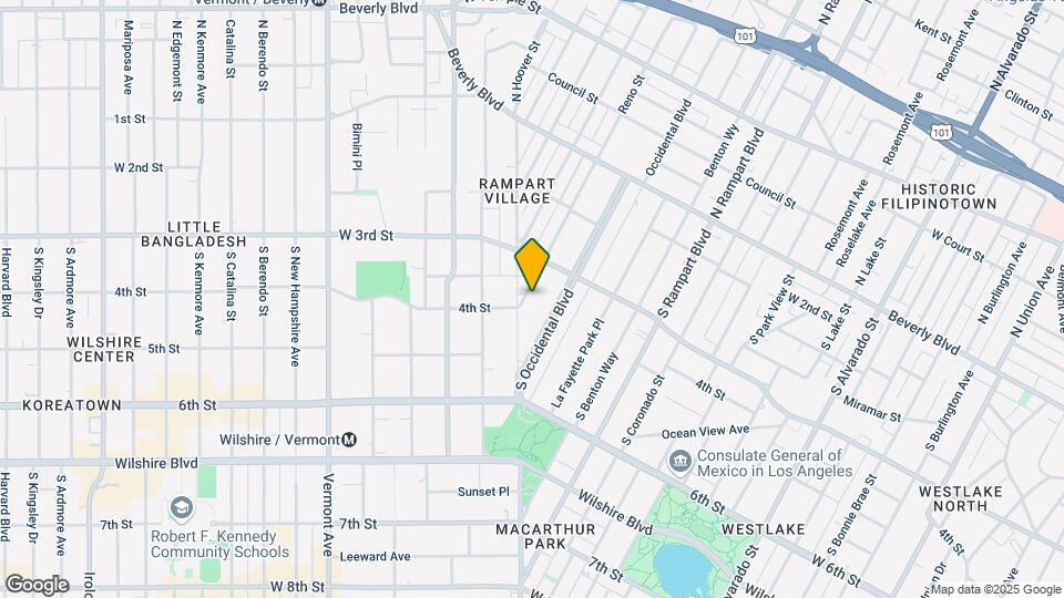 Sammy Davis Junior Manor Apartments Mapa y Detalles de la Ubicación