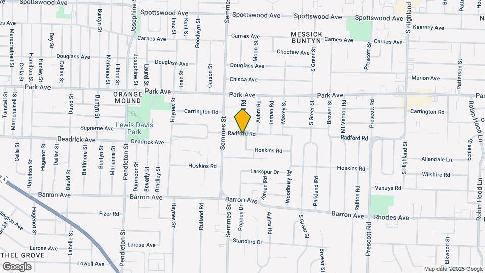 3083 Radford Rd Map and Location Details
