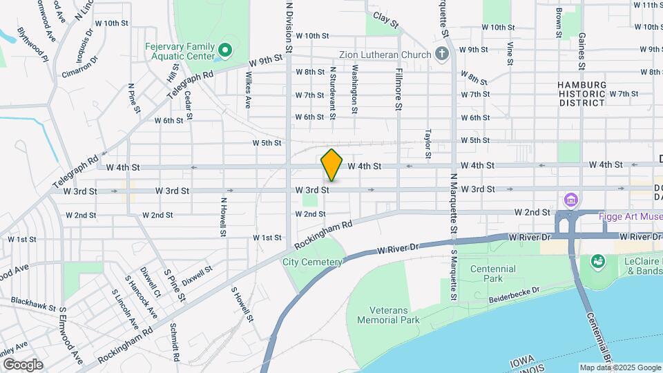1538 W 3rd St Map and Location Details