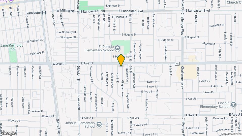 44329 Gingham Ave Map and Location Details