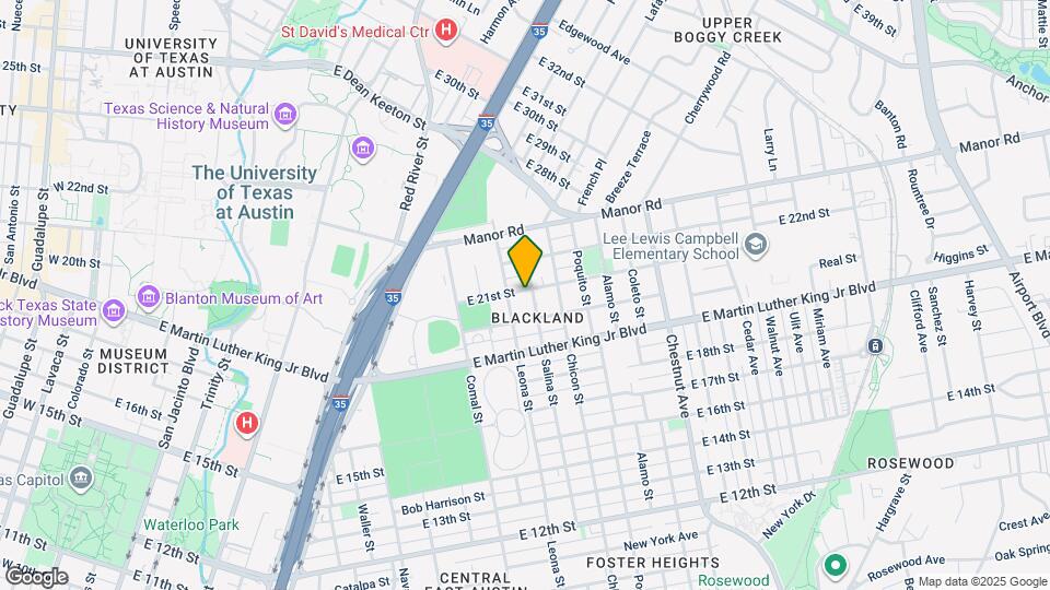 1707 E 21st St Map and Location Details