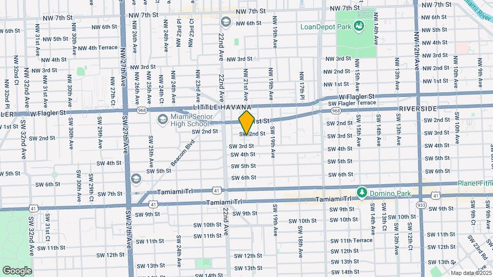 219 SW 21st Ave Map and Location Details