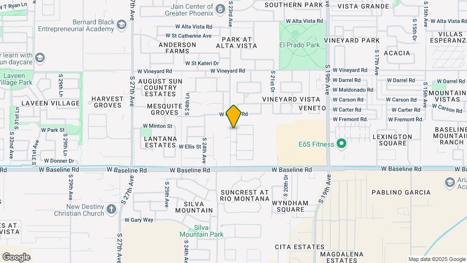 7276 S 22nd Ln Map and Location Details