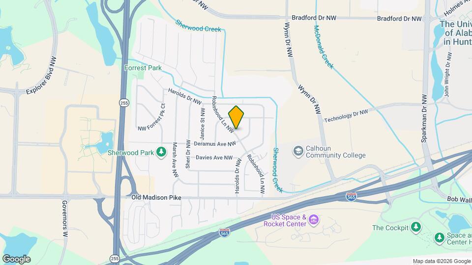 6408 Robinhood Ln NW Map and Location Details