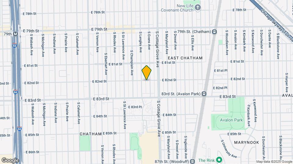 717 E 82nd St Map and Location Details