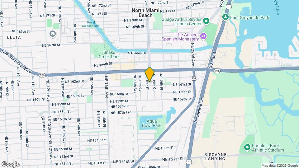 1891 NE 161st St Map and Location Details