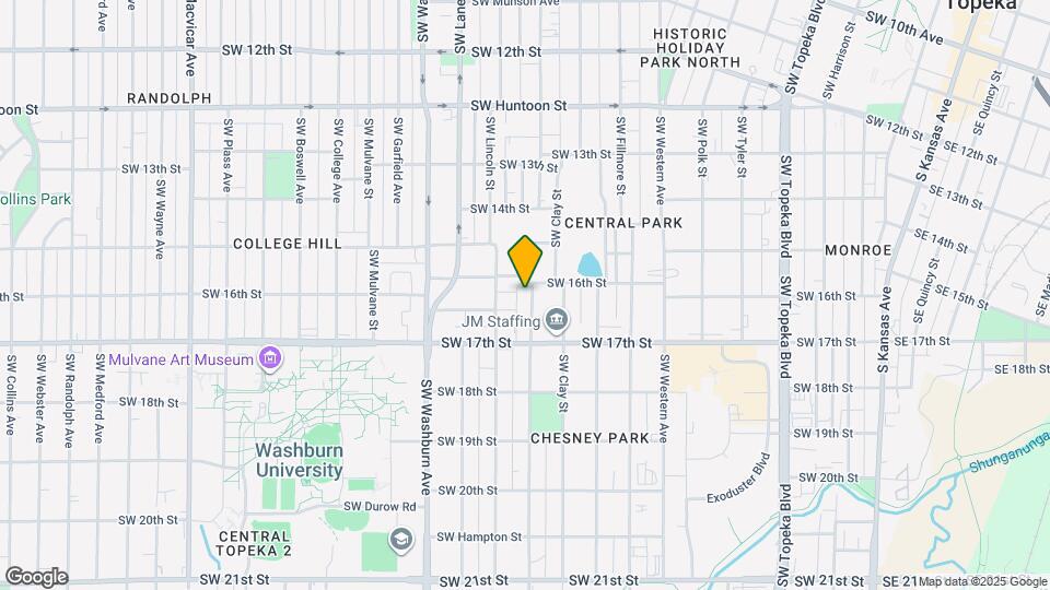 1609 SW Buchanan St Mapa y Detalles de la Ubicación