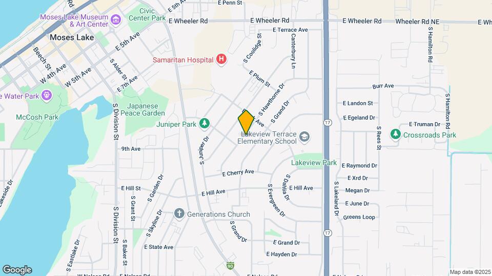 827 S Hawthorne Dr Map and Location Details