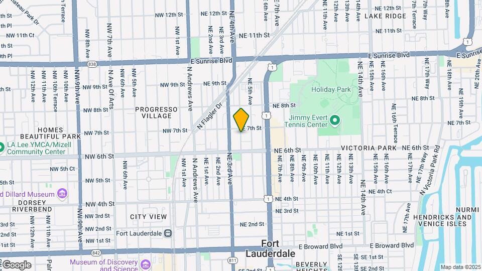 634 NE 4th Ave Mapa y Detalles de la Ubicación