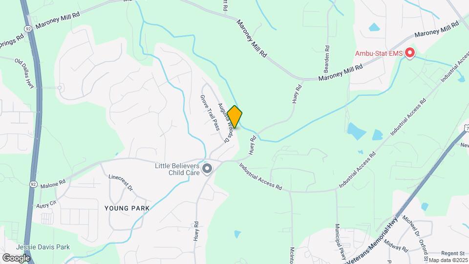 1170 Augusta Woods Dr Mapa y Detalles de la Ubicación