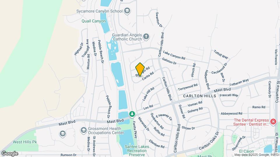 9218 Carita Rd Map and Location Details