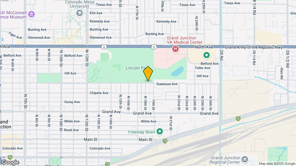 1825 Gunnison Ave Map and Location Details