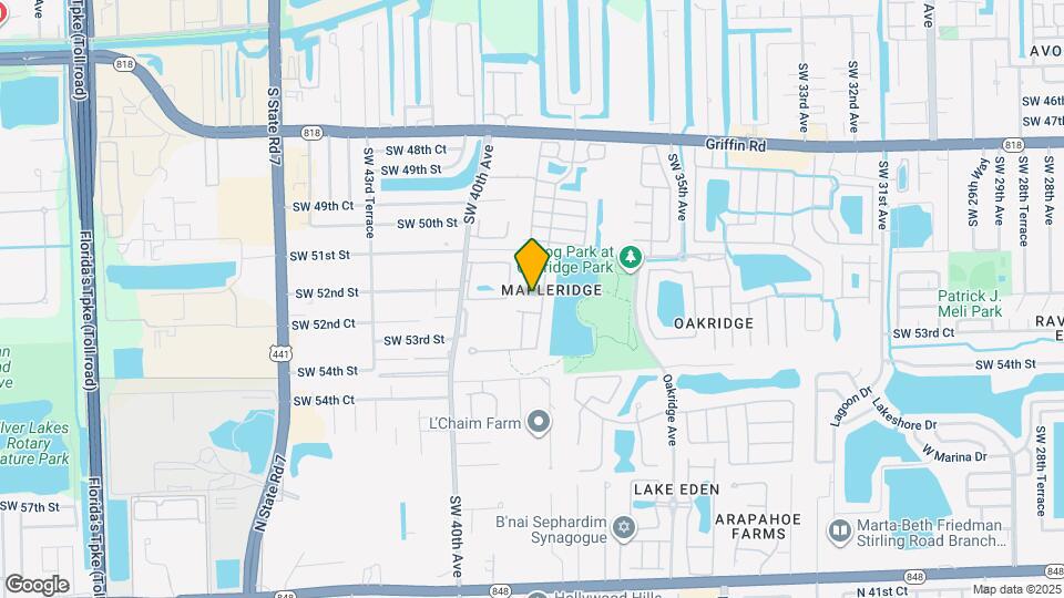 3832 SW 53rd St Map and Location Details