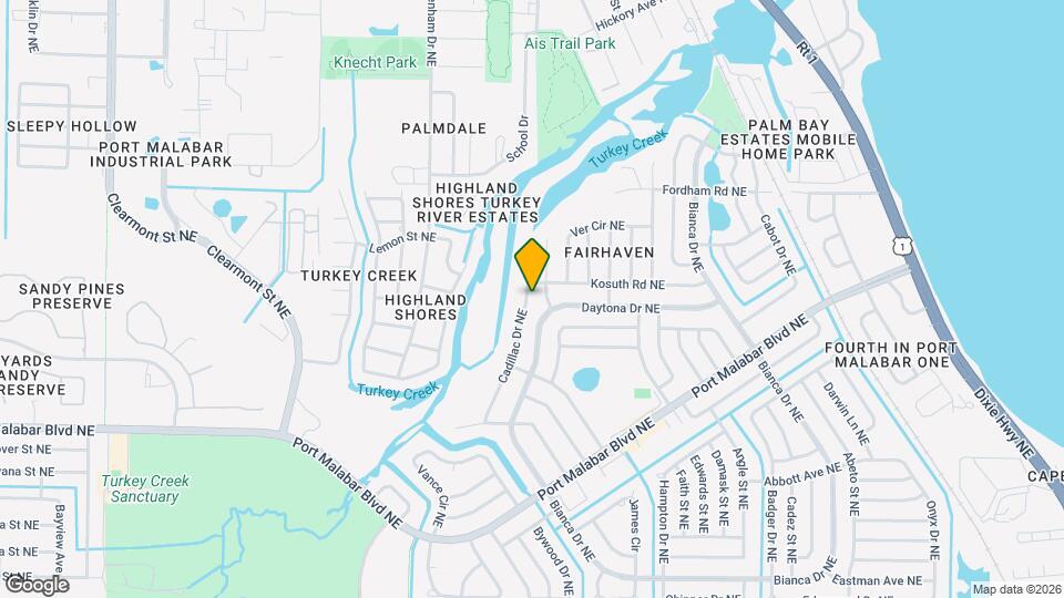 1071 Cadillac Dr NE Map and Location Details