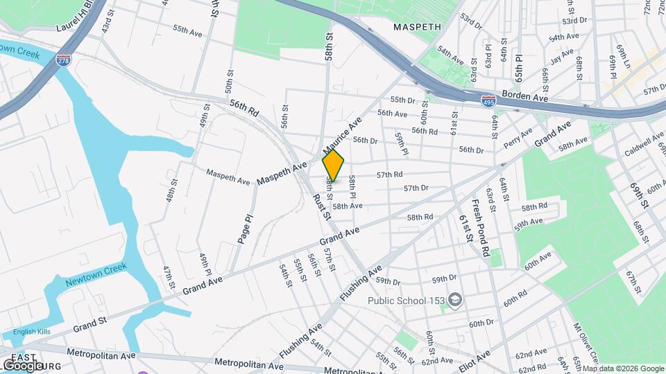 57-41 58th St Map and Location Details