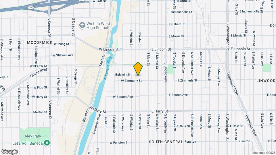 1345 S Water St Map and Location Details