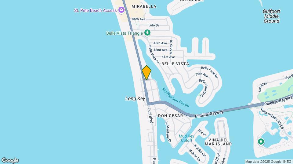 3675 Gulf Blvd Map and Location Details