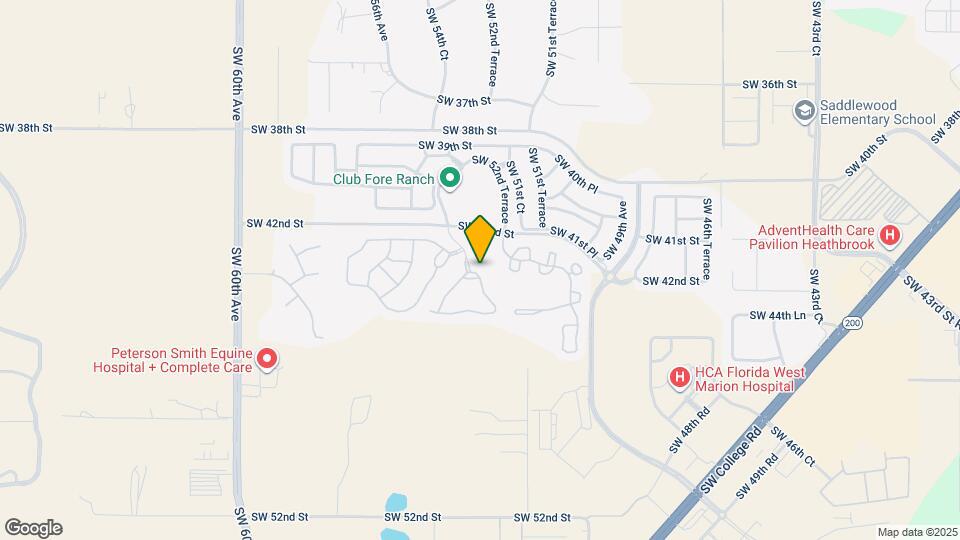 4335 SW 52nd Cir Map and Location Details