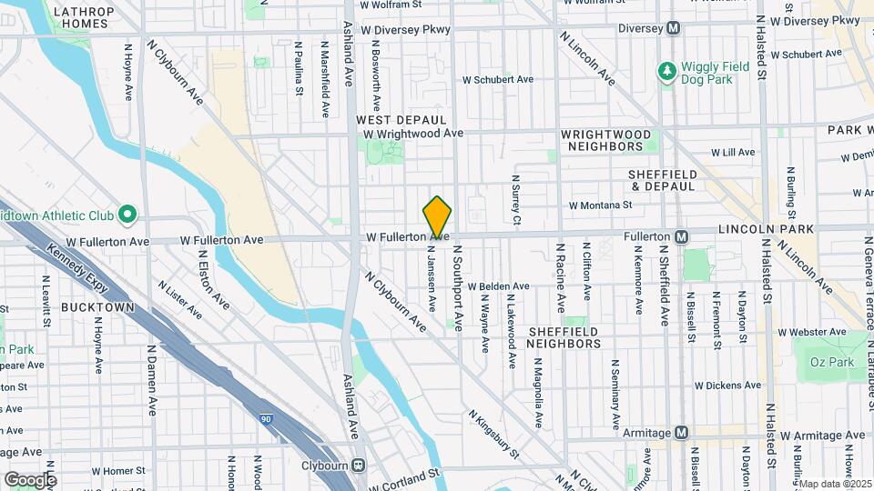 1425 W Fullerton Ave Mapa y Detalles de la Ubicación