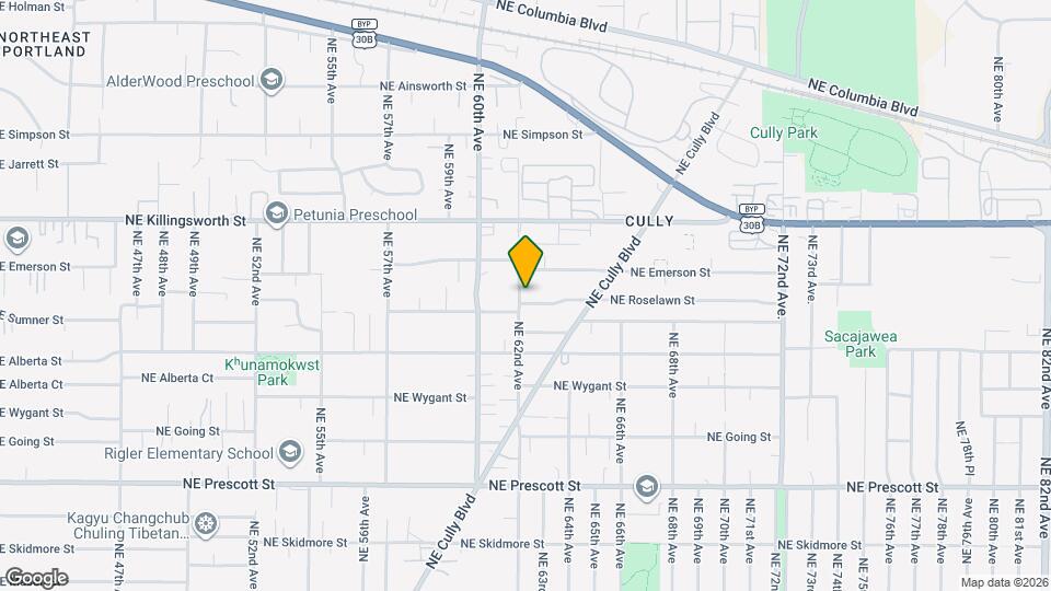 5212 NE 62nd Ave Mapa y Detalles de la Ubicación