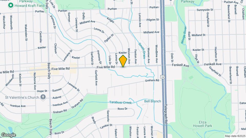 Rouge Creek Apartments Map and Location Details
