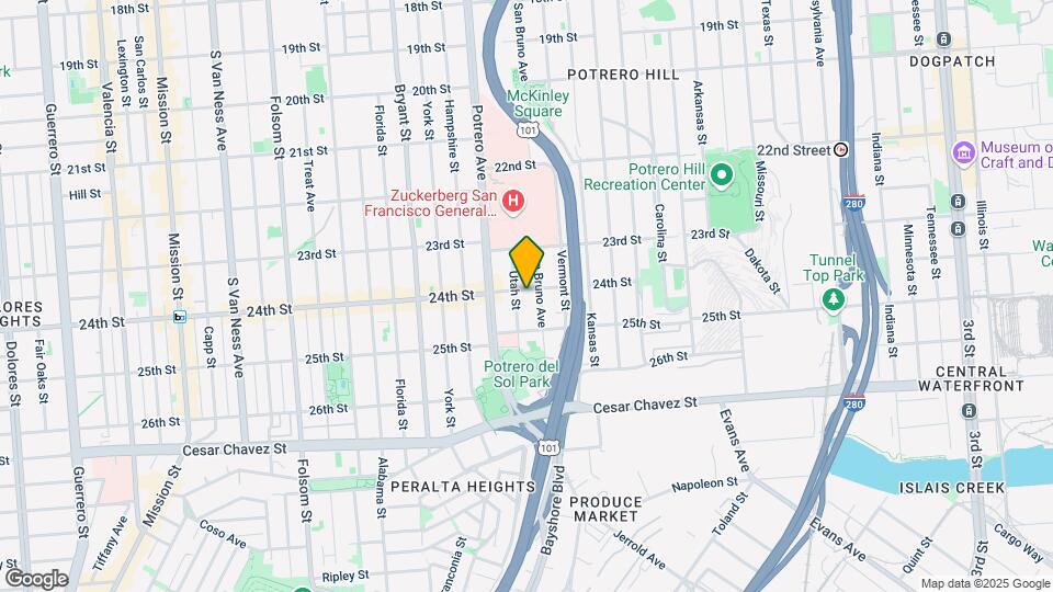 2525-2527 24th St Mapa y Detalles de la Ubicación