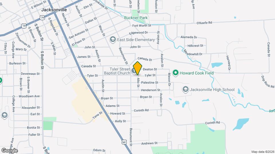 1501 Alto St Map and Location Details